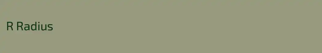 R Radius